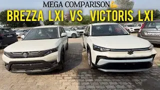 Maruti Victoris LXI vs Brezza LXI | Mega Comparison | Which SUV is Best? | Shrish Kaushik