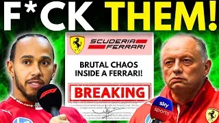 ГРАНДИОЗНАЯ ДРАМА В Ferrari ПОСЛЕ ЖЕСТОКОГО КОНФЛИКТА Гамильтона. Команда ШОКИРОВАНА в преддверии...