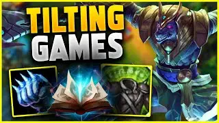 SUCH A TILTING GAME ! SPELLBOOK FULL TANK NASUS TOP GAMEPLAY | Carnarius | League of Legends