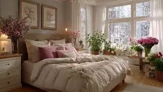 ❄️🤍 Romantic Shabby Chic Winter Decorating Ideas | Cozy After Christmas Home Tour