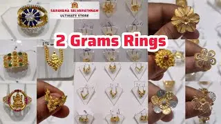 1 Gram Onwards Gold Rings Saravana Selvarathnam Dailywear, Casting, Lakshmi, Palaka, Nelivu Rings