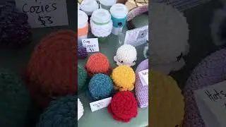 Small creator support at the craft fair! #smallbusiness #crochet