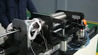 Submersible Pump PVC WIRE Winding & Inserting - Submersible Pump Motor Inserting Process