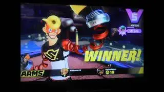 ARMS Party Crash Springman vs Ninjara