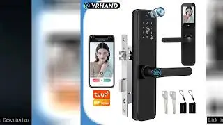 Tuya Wifi Smart Door Lock Electronic Digital Lock Featuring Biometric Fingerprint Recognition Camera
