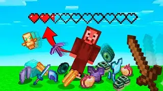 I'm playing Minecraft, but the damage gives OP items.