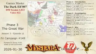Mystara Phase 3 Fri S3E11 - AC 1011 - Wrath of the Immortals - 149 - Summoning The Eternal Flame