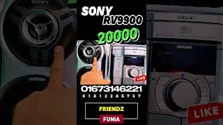 Sony rv9900 music system at take 20000 #newmusic #sonyhifi #sony #speaker #banglasadsong