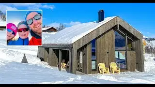 Moderne hytte: Bli med inn i til Martha og Espen i Sirdal