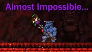 The New Hardest Spelunky Eggplant Run!? (World First No%)