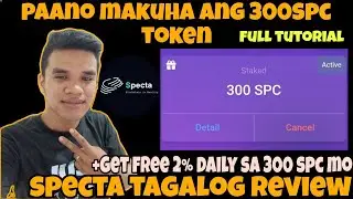 Specta Get Free 300Spc Token | Guid paano makakuha ng Free Token | Tara g! | Tagalog Review