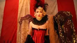 Pinup Shoot BTS Bearded Lady Vixen Pin-Up Photography