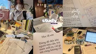 🎧⋆☾ Study Vlog Series | Tập Trung Học B&agrave;i Những Ng&agrave;y Cuối Năm 💫   |meryl