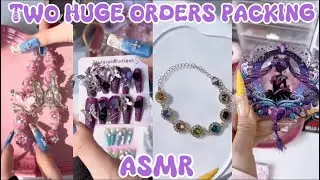 TWO HUGEST ORDERS PACKING 😻✨(ASMR)||SMALL BUSINESS 