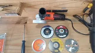 ESMERILHADEIRA BLACK + DECKER, DICAS E ALGUNS DISCO PRA USO
