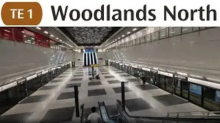 TE1 Woodlands MRT Station: Platforms to Exit 2 | Thomson-East Coast Line
