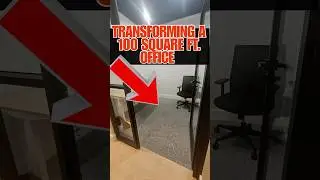 How to Transform a 100 Square Ft. Office Space #livingluxuriouslyforless