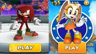 Sonic Knuckles Vs Sonic Cream - Versus Mode - Sonic Forces vs Sonic Dash GamePlay