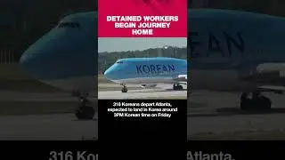 316 Koreans detained in U.S. immigration raid return home today