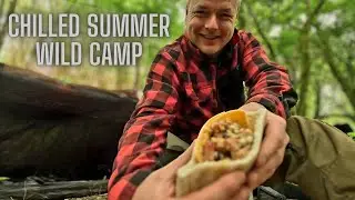 Chilled Summer Wild Camping in the Forest | KingCamp Ultra Light Camping Cot