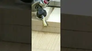 R&eacute;aliser une rainure &agrave; queue d'aronde #woodworking #menuiserie #tips #diy #astuce #wood