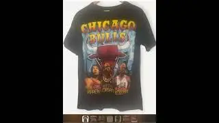 How I turned $4 into $330 on a Chicago Bulls Rap Tee Bundle #shorts