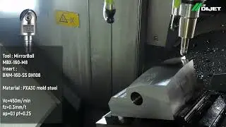 #99 Different Machining Processes on mould steel (PXA30)