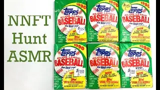 1990 Topps Baseball No Name Frank Thomas Hunt 6 Packs Soothing ASMR