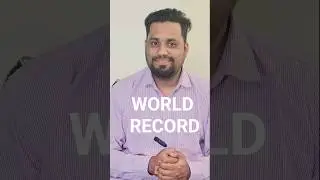 please Support Us. to achieve The World Record