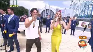 emiio osorio ft  la sonora santanera y maria fernanda  en hoy