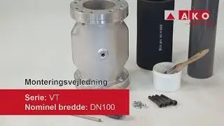 Udskifte gummiindsats: AKO slangeventil (pneumatisk), serie VT, DN100