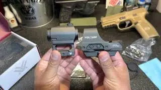 Vortex crossfire CF-RD2 unboxing and size comparison