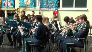 Lindebergskolenes musikkorps spiller p&aring; kretsstevnet p&aring; Sinsen skole