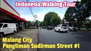 Walking Tour in Malang Indonesia, Panglima Sudirman Street