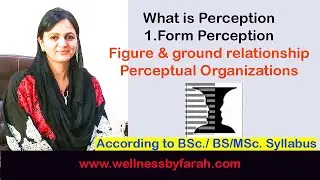 Types of Perception: Form Perception] Urdu/Hindi #psychologylectures #psychologylessons