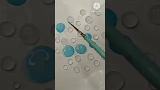Colourful 💦Water Drops #shorts #satisfying #shortsfeed