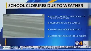 Several schools closed due to winter storm