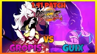 DBFZ 1.41 - GROPIS vs GUIX gameplays (Super Baby 2, Kid Buu, Android 21 vs Jiren, Beerus, Janemba)