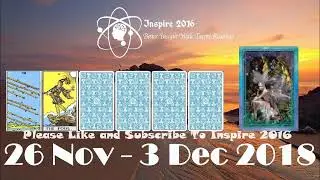 Sagittarius Weekly Tarot Reading 26 November - 3 December 2018 by Inspire 2016