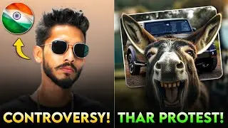 Talha Anjum Indian Flag Controversy 😱| Pune Thar Protest Gone Crazy 🤣| KhabriSoul 