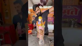 Mumbai Biggest Falooda Icecream Glass | Indian Street Food | #shorts #youtubeshorts #short