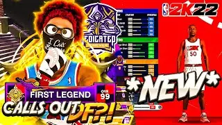 NEW BUILD SYSTEM on NBA 2K22!? FIRST LEGEND CALLS OUT DF and MORE!