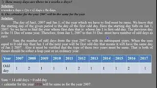 Calendar in Quantitative Aptitude - Part III || Calendar Problems || #CalendarProblems #Aptitude
