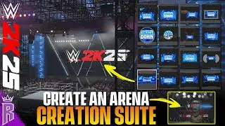 WWE 2K25 Creation Suite: First Look at Create an Arena #WWE2K25
