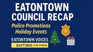 Eatontown Council Recap, Police Promotions, Holiday Events & Public Notices | Eatontown Voices