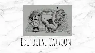 How to draw editorial Cartoon ( politics)