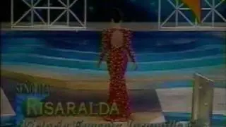 SEÑORITA COLOMBIA 1994. Desfile en traje de gala
