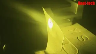 Rapid Melting of Thin Aluminum Sheet by Localized Infrared Heating【 Non-Touch , Heat-tech 】