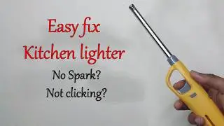 Comment r&eacute;parer un briquet Kitcehn&nbsp;? Pas de clic&nbsp;? Pas d'&eacute;tincelle&nbsp;? Seulement 10&nbsp;roupies.