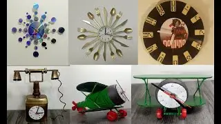 ideas creativas RELOJES DE RECICLAJE hacer relojes de material reciclado